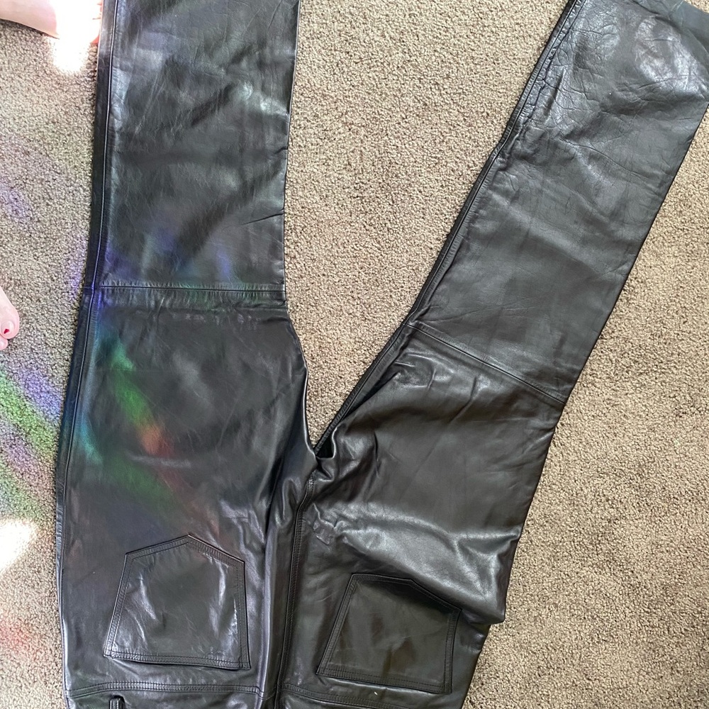 Genuine leather vintage boot cut Gap 1999 pants